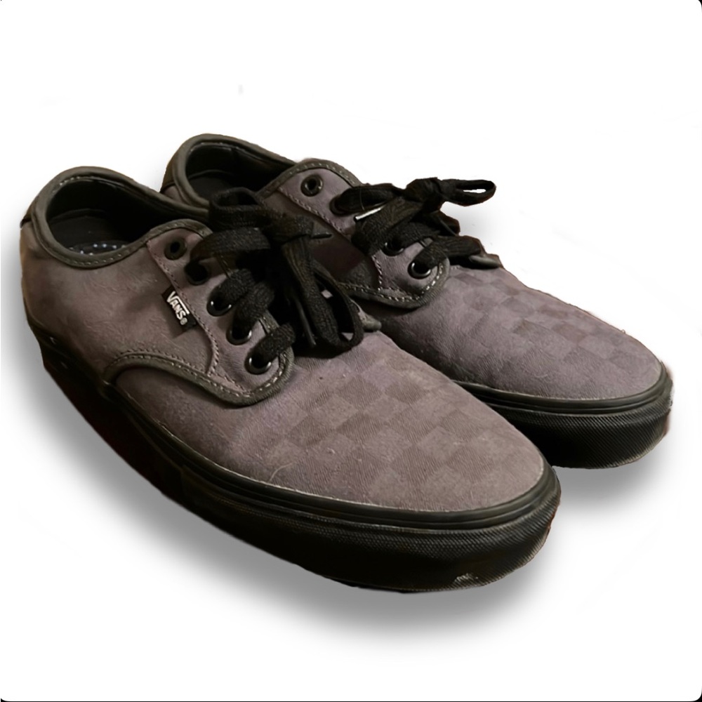 Gray Tile Vans skate shoes